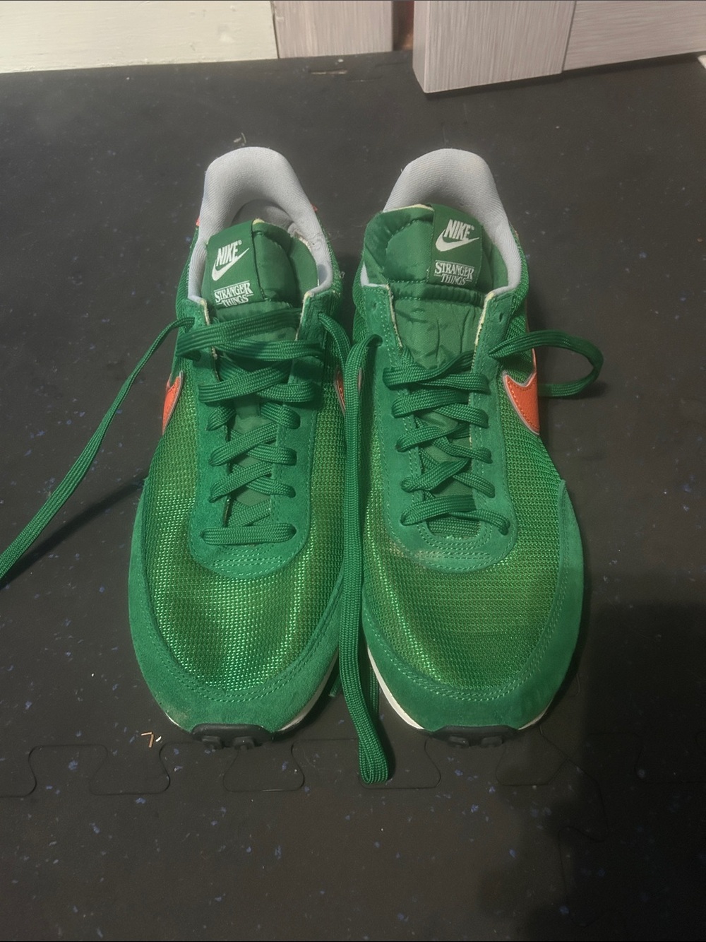 Nike Green limited edition Men's Stranger Things Hawkins Highschool Shoes